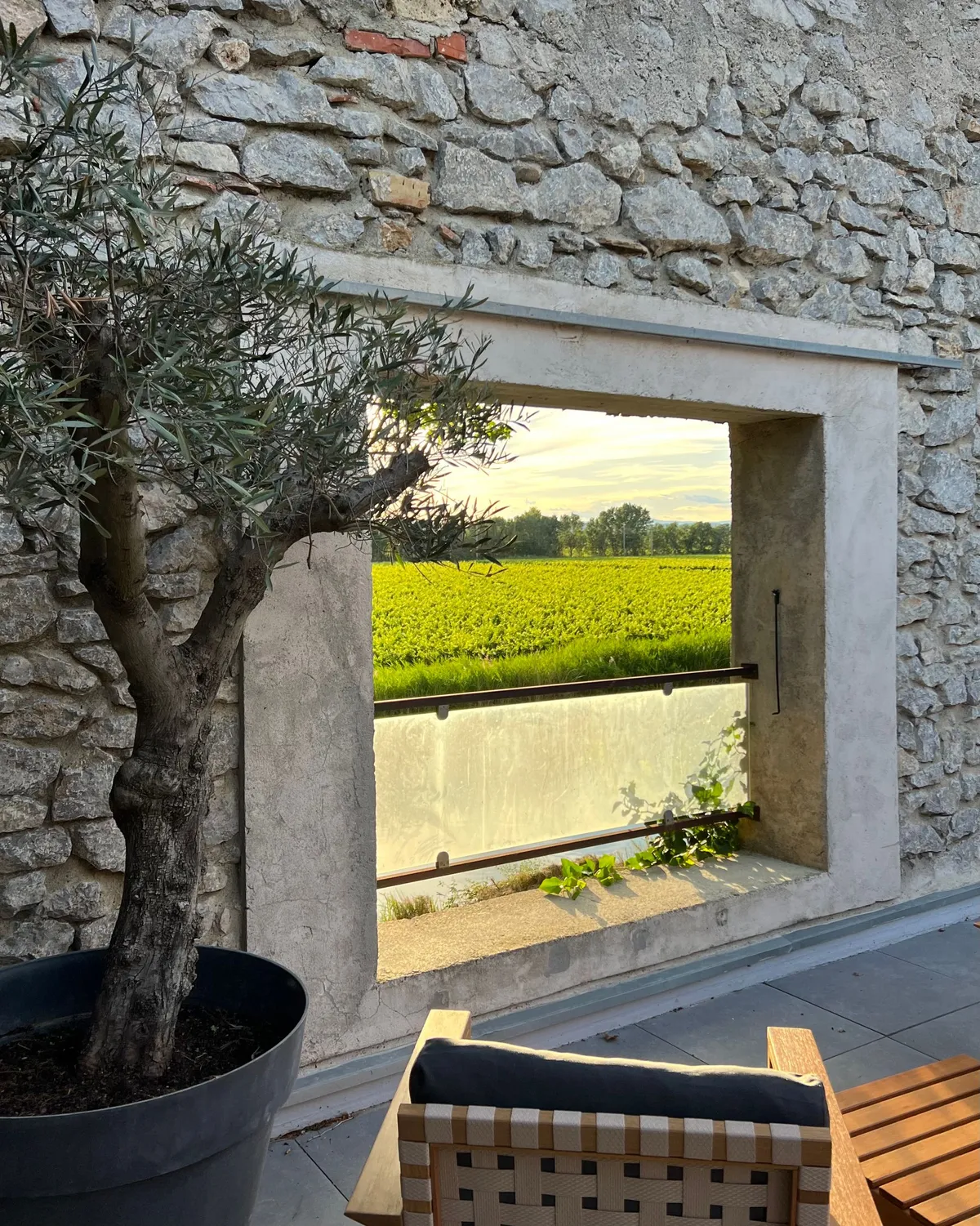 Ausblicke auf Canal de la Robine, Weinberge und Sonnenuntergang — Bild 2